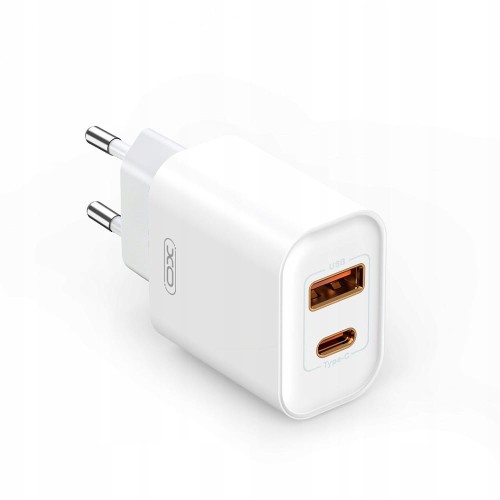 XO Ładowarka Sieciowa QC PD 20W 1x USB 1x USB-C