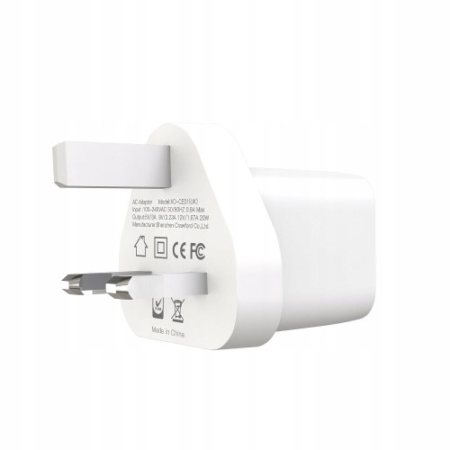 Ładowarka sieciowa UK CE01 PD 20W 1x USB-C biała