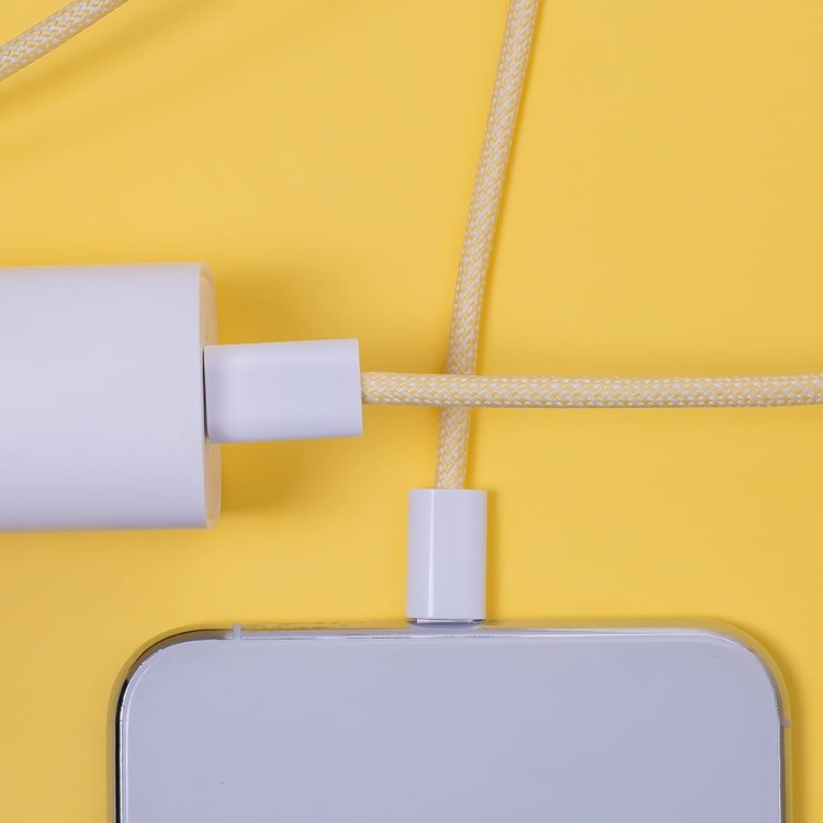 Maxlife kabel MXUC-06 USB-C - USB-C 1,0 m 20W żólt