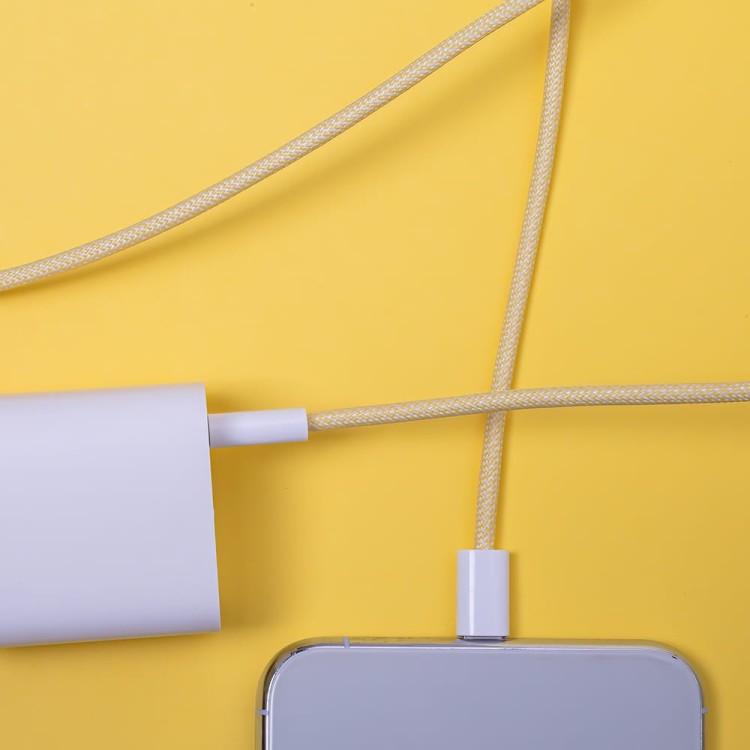 Maxlife kabel MXUC-06 USB-C - USB-C 1,0 m 20W żólt