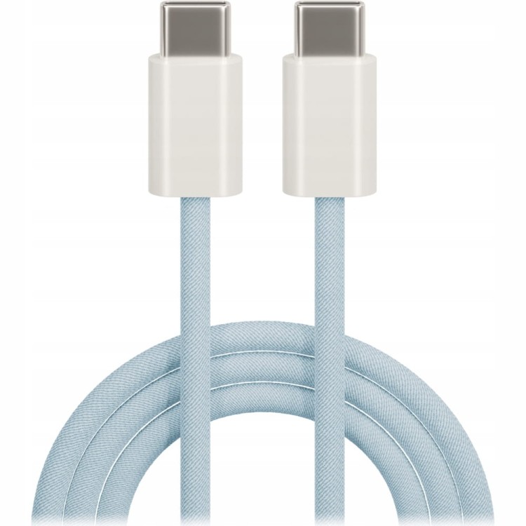 Maxlife kabel MXUC-06 USB-C - USB-C 1,0 m 20W nieb