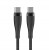 Maxlife kabel USB-C - USB-C 1,0 m 100W nylonowy