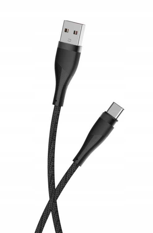 Maxlife kabel USB-C - USB-C 1,0 m 100W nylonowy