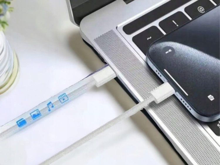 Kabel Krakjet USB typ C - USB typ C 1 m biały