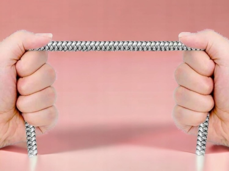 Kabel Krakjet USB typ C - USB typ C 1 m biały