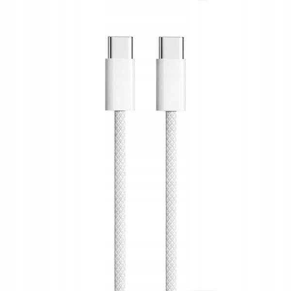 Kabel Krakjet USB typ C - USB typ C 1 m biały