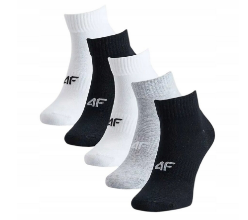 Skarpety 4F Męskie Krótkie 5-Pak multikolor Sportowe 39-42