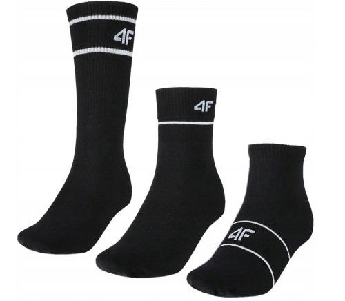 SKARPETY MĘSKIE DAMSKIE 4F SPORTOWE U449 3 PARY 43-46