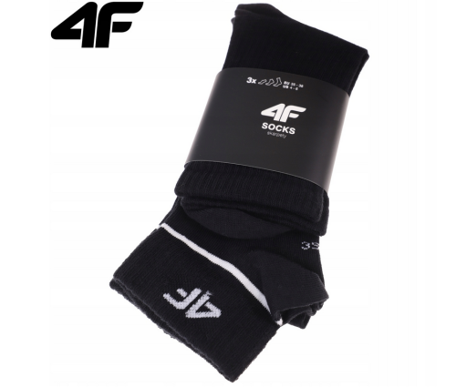 SKARPETY MĘSKIE DAMSKIE 4F SPORTOWE U449 3 PARY 43-46