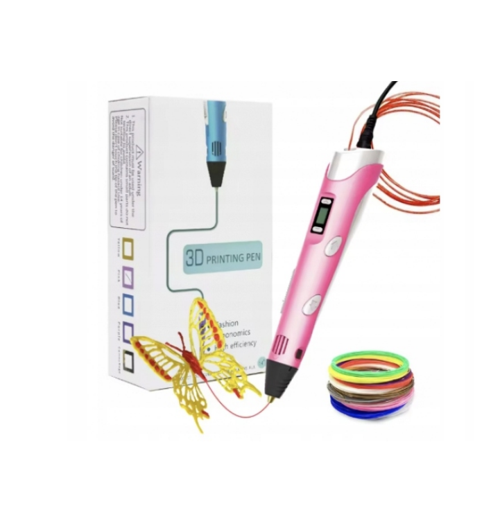 DŁUGOPIS 3D Z LCD FILAMENTY PLA ABS PREZENT DLA DZIECI, wkład 159 metrów