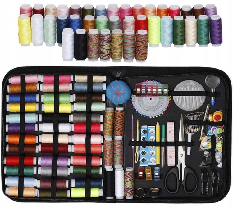 Zestaw przybornik krawiecki do szycia 98 elementów