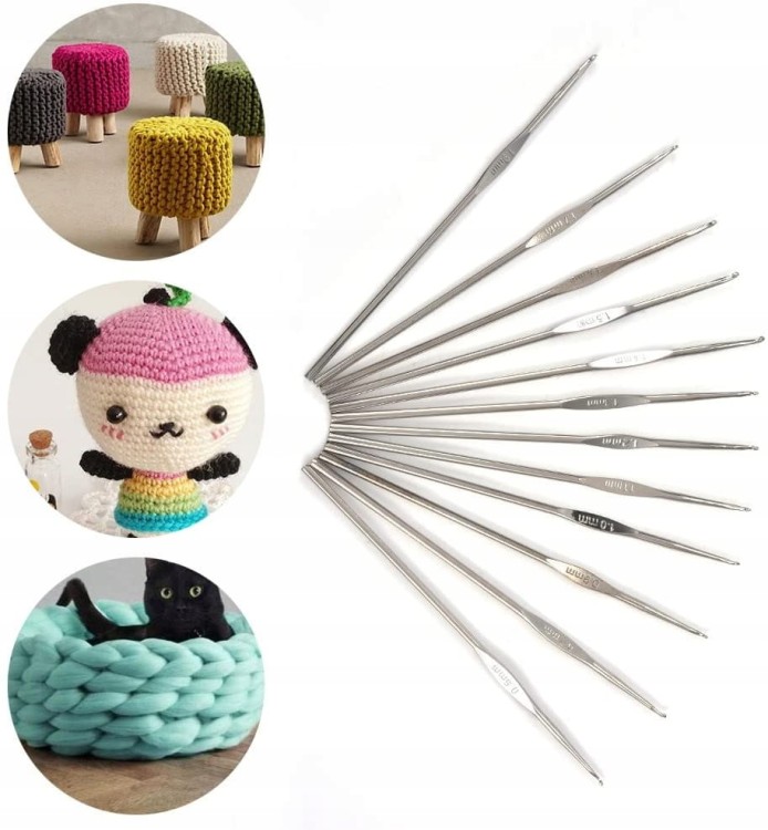 Zestaw do szydełkowania Statis 0,5-6,5 50 el.