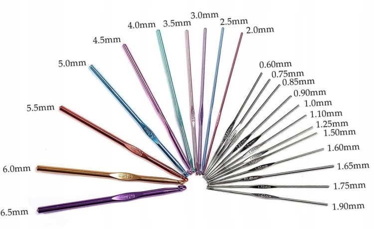 Zestaw do szydełkowania Statis 0,5-6,5 50 el.