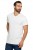 KOSZULKA MĘSKA BAWEŁNA PREMIUM T-SHIRT DEKOLT W SEREK BIAŁY MORAJ M