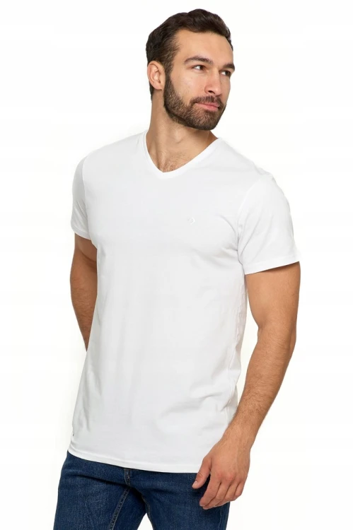 Moraj OTS1500-004 biały Koszulka 3XL T-SHIRT bawełna czesana krótki rękaw