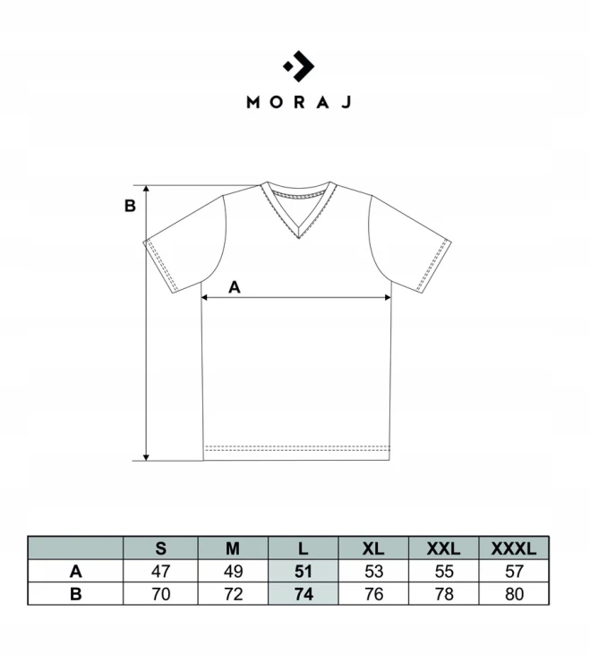 T-SHIRT MĘSKI PREMIUM KOSZULKA Z KRÓTKIM RĘKAWEM BAWEŁNA CZESANA MORAJ XL