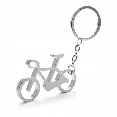 Brelok do kluczy ROWER - SILVER