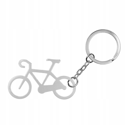 Brelok do kluczy ROWER - SILVER