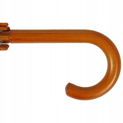 Parasol automatyczny drewniany trzon i rączka -RED