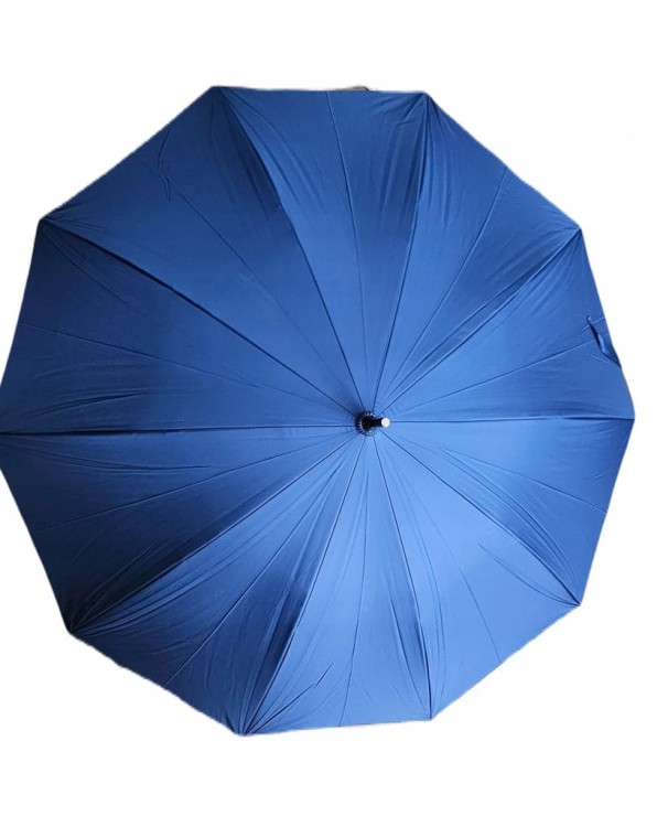 PARASOL PARASOLKA DUŻA WYTRZYMAŁA SOLIDNA GRANATOWA