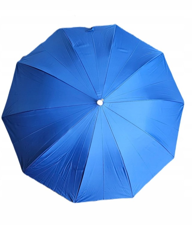 PARASOL PARASOLKA DUŻA WYTRZYMAŁA SOLIDNA NIEBIESKA