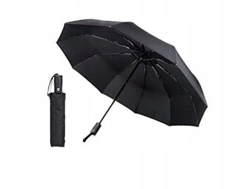 Parasol czarny półautomat uniseks