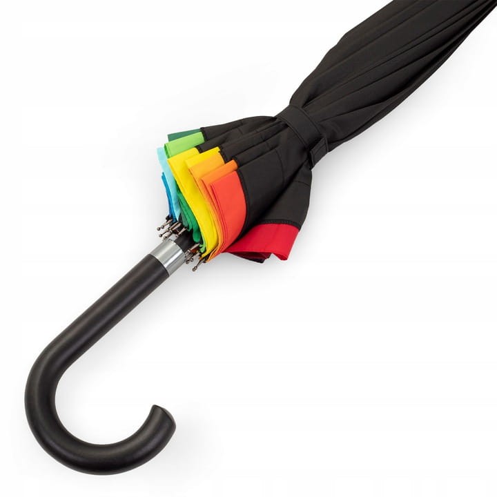 PARASOL PARASOLKA TĘCZOWA DUŻA WYTRZYMAŁA SOLIDNA