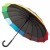 PARASOL PARASOLKA TĘCZOWA DUŻA WYTRZYMAŁA SOLIDNA