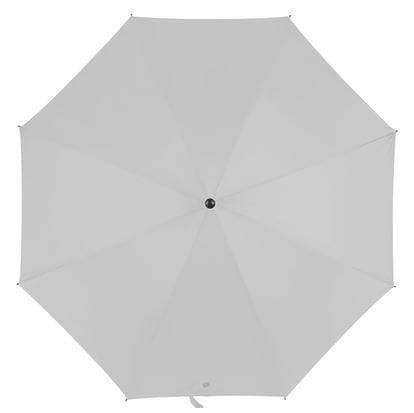 Parasol manualny, składany, 8 paneli biały