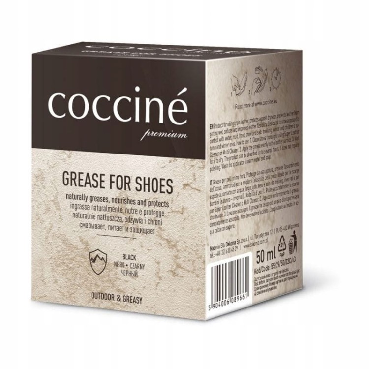 Krem do butów Coccine czarny 50 ml