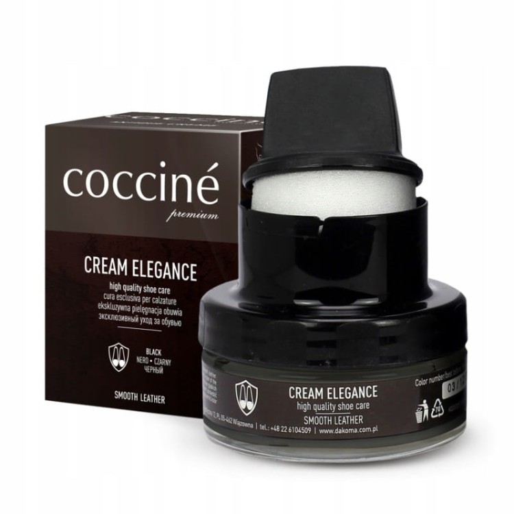 Krem do butów Coccine czarny 50 ml