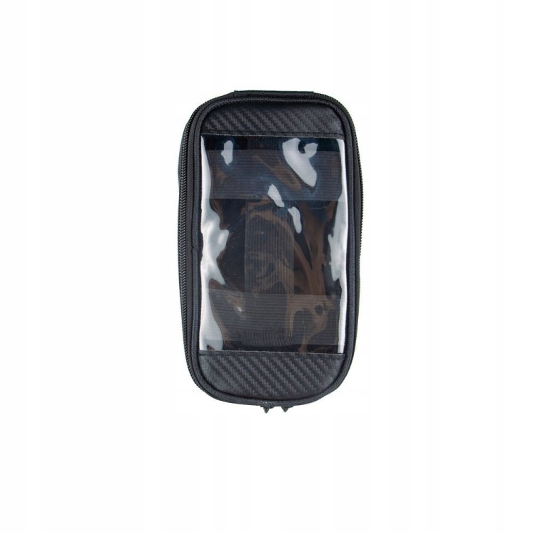 Torba rowerowa z wyposażeniem, nylon 600D, czarny