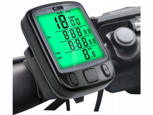 Licznik rowerowy wodoodporny 25 funkcji LCD