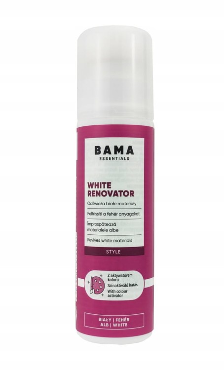 Farba do butów biały Bama 75 ml