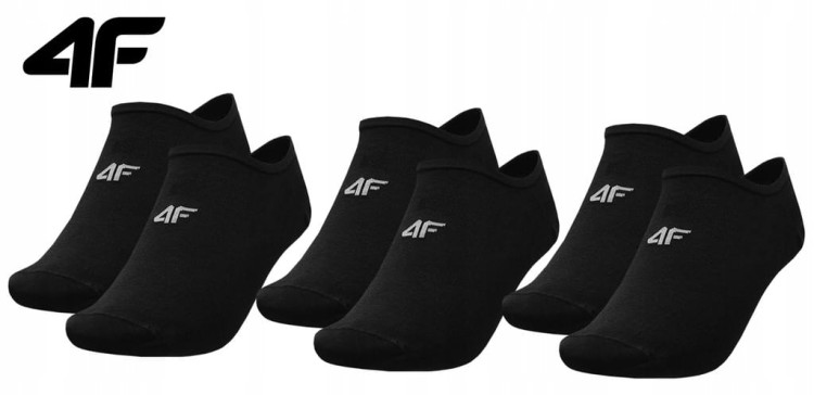 4F Skarpetki czarny rozmiar 39-42