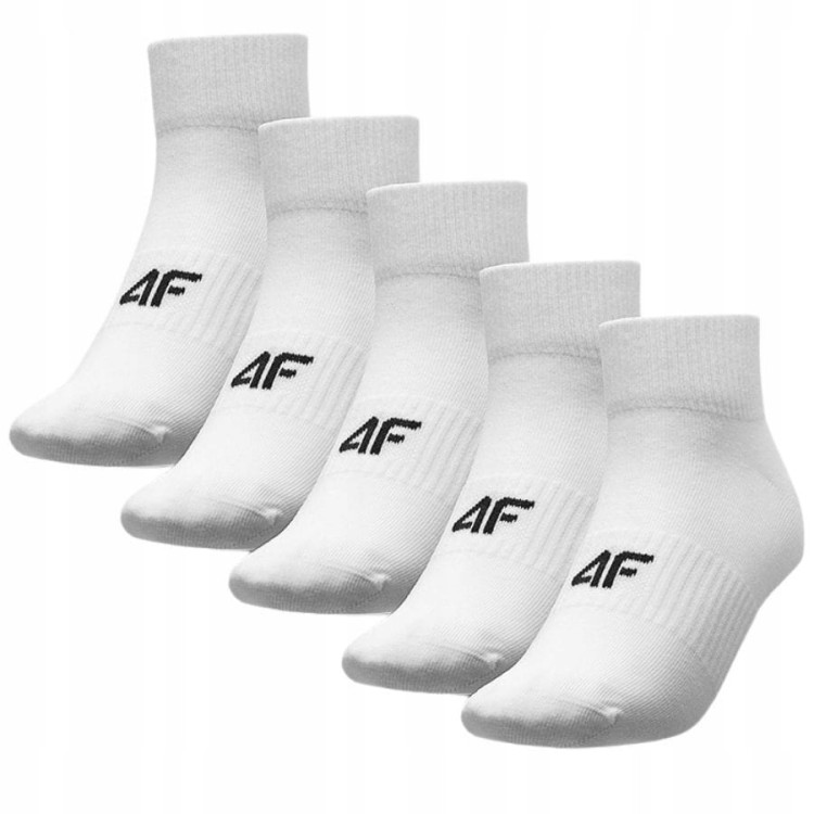 Skarpetki 4F 4FWMM00USOCM283-10S biały rozmiar 39-42