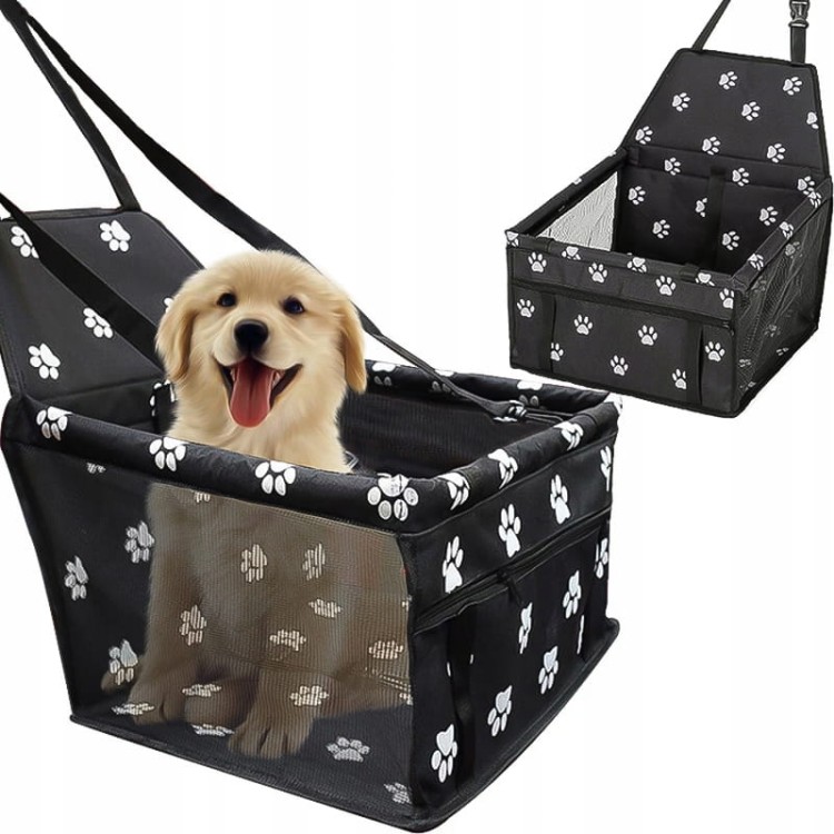 Transporter dla psa big czarny M/L 40cmx30cmx25 cm