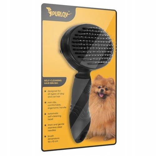 SZCZOTKA SAMOCZYSZCZĄCA DO SIERŚCI PSA KOTA KRÓLIK