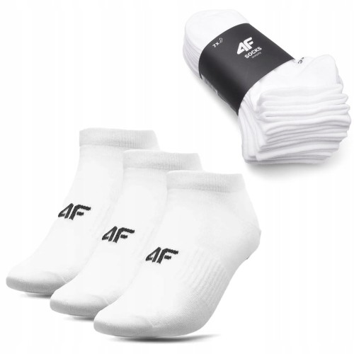 4F Skarpetki 4FWAW24USOCU384 biały rozmiar 43-46
