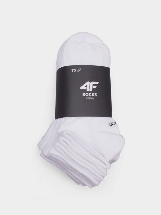4F Skarpetki 4FWAW24USOCU384 biały rozmiar 43-46