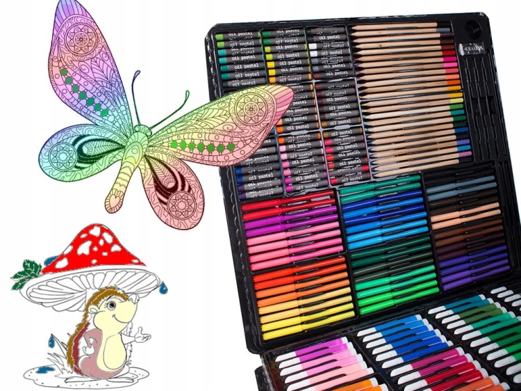 Zestaw plastyczny 288 elementów