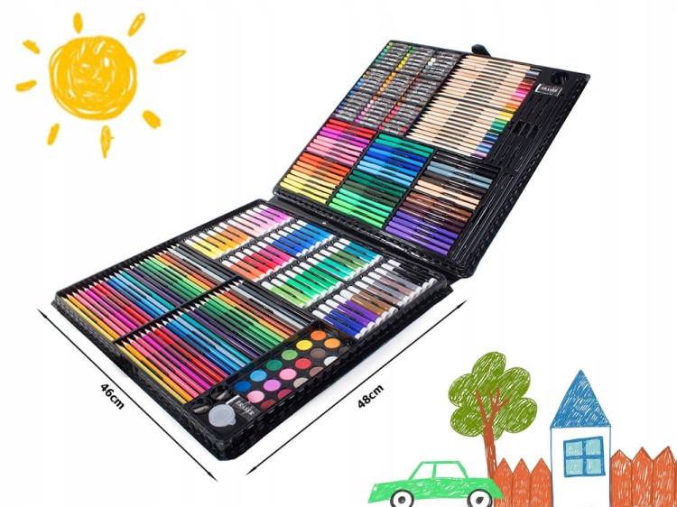 Zestaw plastyczny 288 elementów