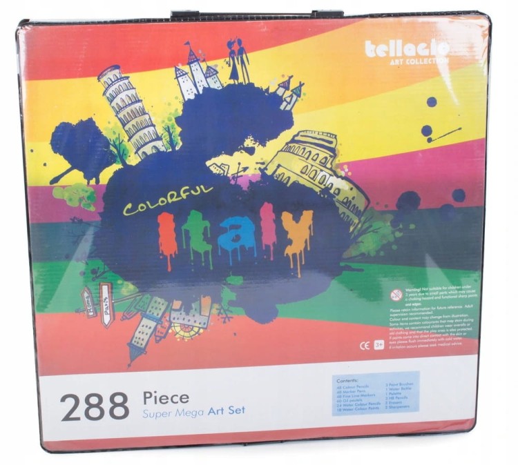 Zestaw plastyczny 288 elementów