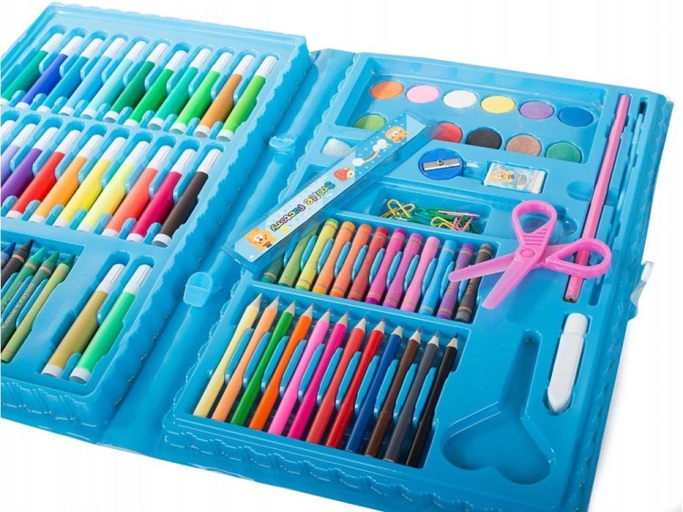 Zestaw plastyczny 86 elementów - KOLOR CZARNY