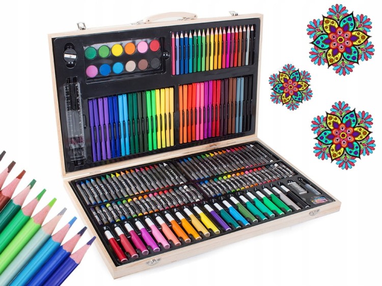 Zestaw plastyczny 180 elementów