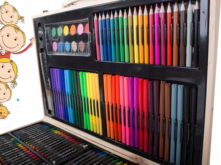 Zestaw plastyczny 180 elementów