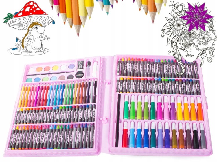 Zestaw plastyczny 168 elementów