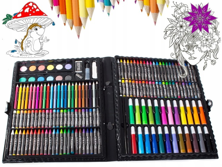 Zestaw plastyczny 168 elementów