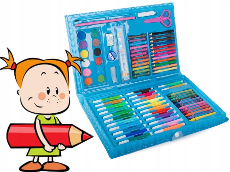 Zestaw plastyczny  86 elementów