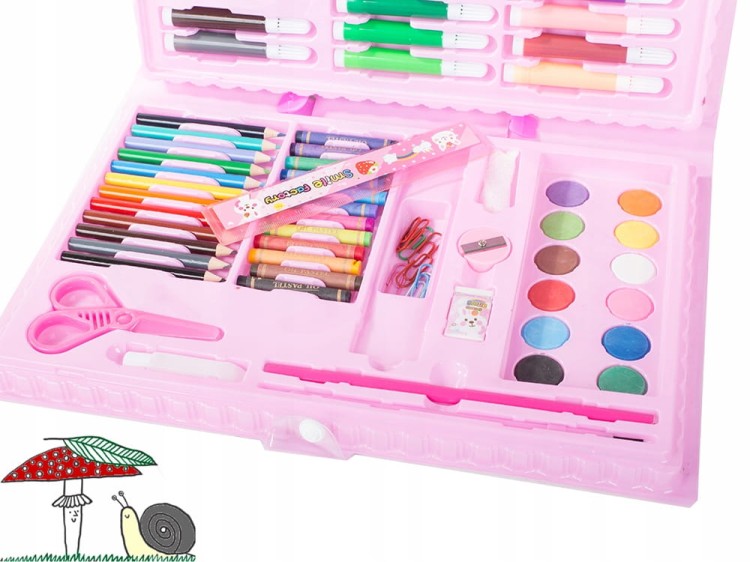 Zestaw plastyczny 86 elementów